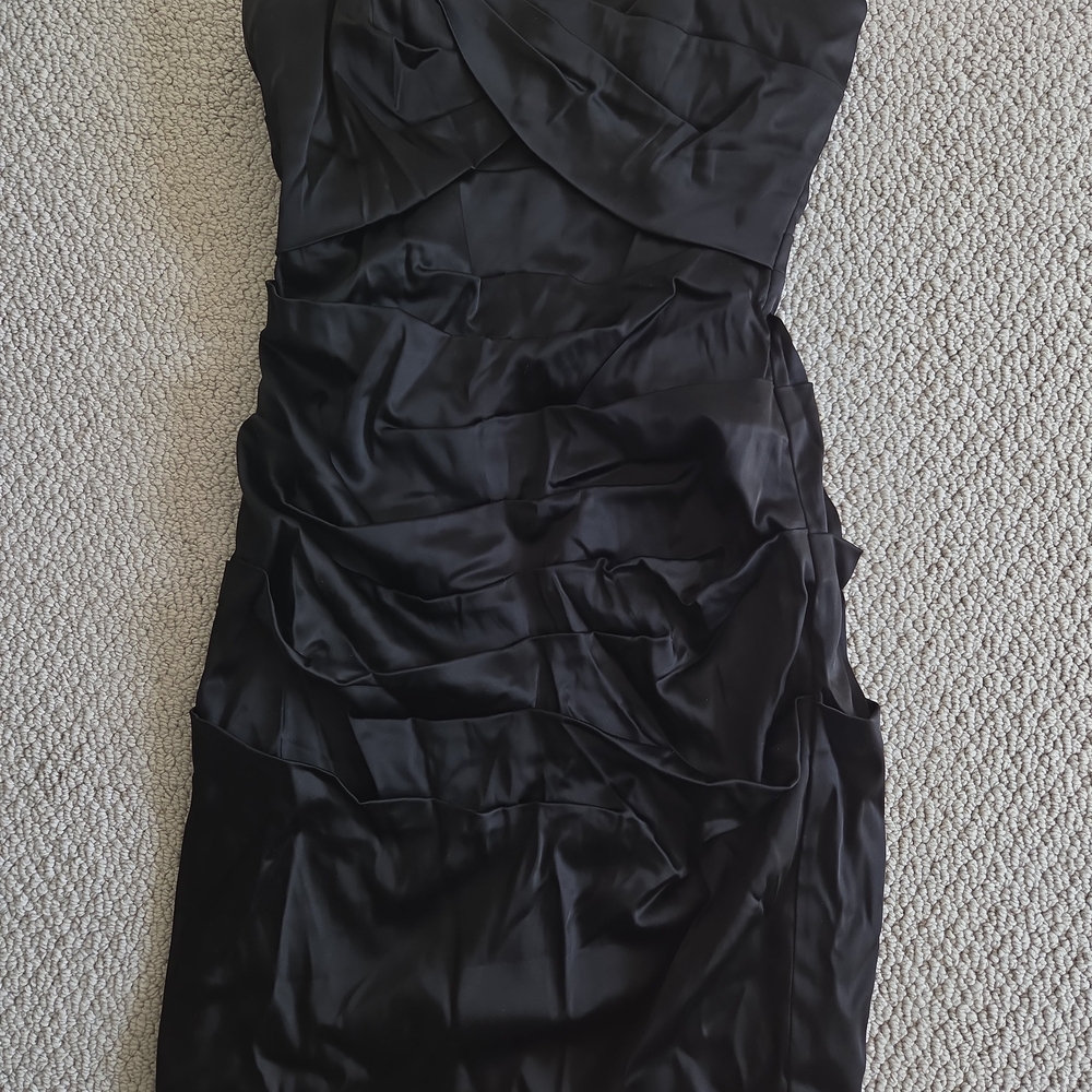 Calvin Klein Strapless Black Dress
